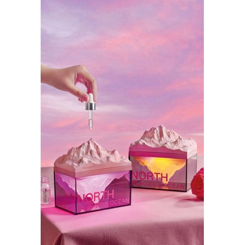 Z4 Kuzey Okyanus Temalı Gece Lambası Özellikli BT Kablosuz Hoparlör - Pembe-(5796)