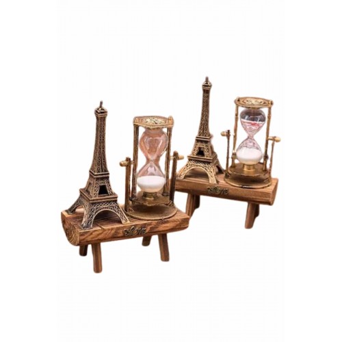 Eyfel Kuleli Kum Saati Dekoratif Hediyelik Eşya Retro Eyfel Kulesi Eyfel Kuleli Kum Saati Dekoratif Hediyelik Eşya Retro Eyfel Kulesi