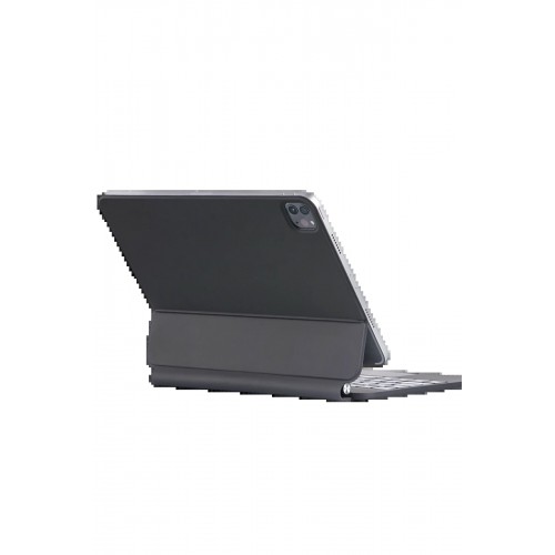 iPad Pro 11 (2024) Kılıf X7P Magic Manyetik Klavyeli Tablet Kılıfı - Siyah-(5796)