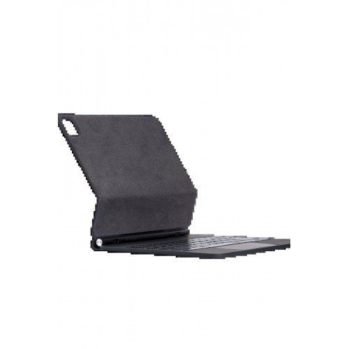 iPad Pro 11 (2024) Kılıf X7P Magic Manyetik Klavyeli Tablet Kılıfı - Siyah-(5796)