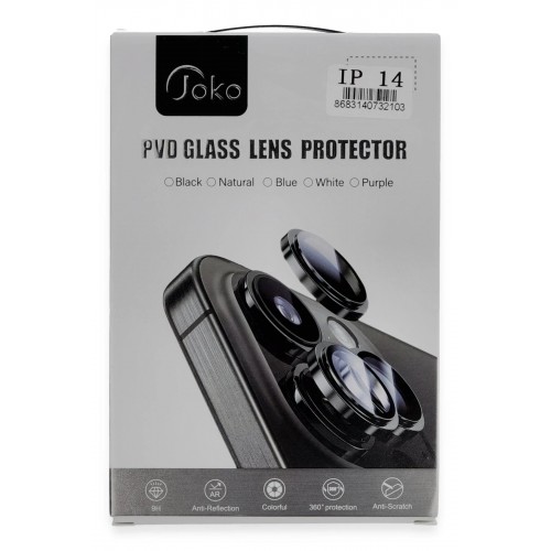 iPhone 11 PVD Metal Kamera Lens - Siyah-(5796)