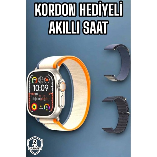 Akıllı Saat Android ve İOS Uyumlu NFC Ve GPS Özelliği Arama Cevaplayan