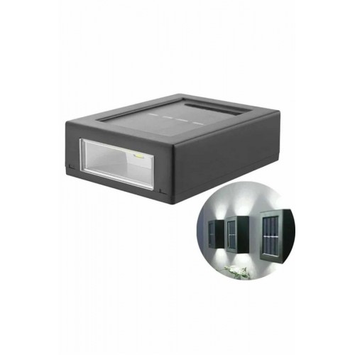 Dekoratif Duvar Lambası Solar Güneş Enerjili Bahçe Aydınlatması