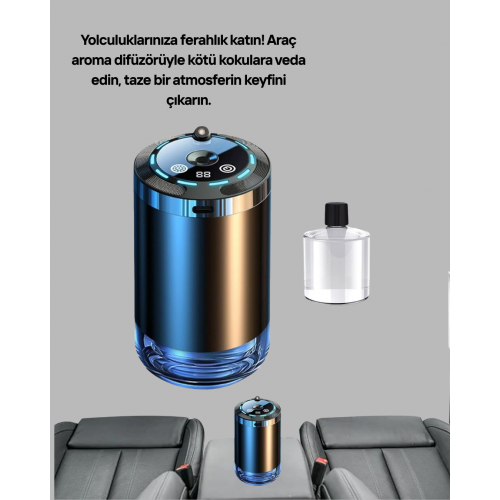 Nemlendirme ve Aromaterapi Özellikli Yıldız Işıklı Difüzör