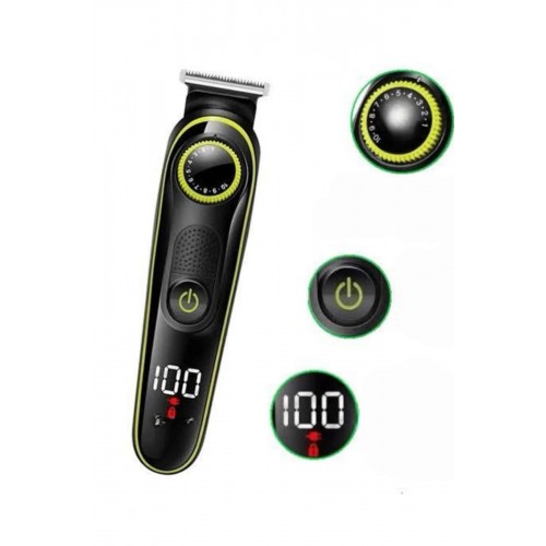 5 Başlıklı Şarjlı Tıraş Makinesi Led Ekran Saç Sakal Ense Tıraşına Uygun Bakım Seti 5 Başlıklı Şarjlı Tıraş Makinesi Led Ekran Saç Sakal Ense Tıraşına Uygun Bakım Seti