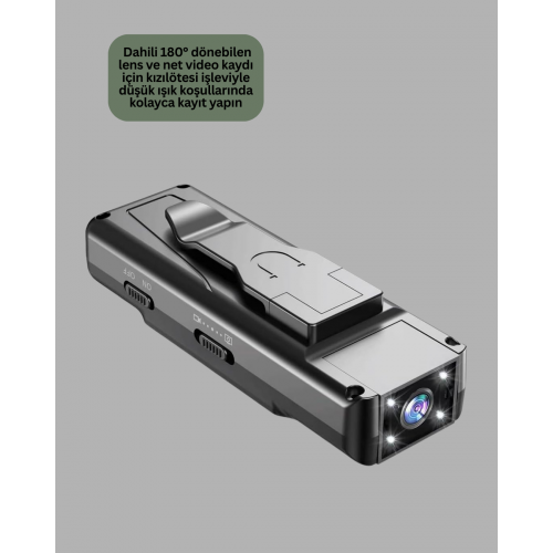 Gece Görüşlü Döngüsel Kayıt Destekli Mini Kamera Gece Görüşlü Döngüsel Kayıt Destekli Mini Kamera