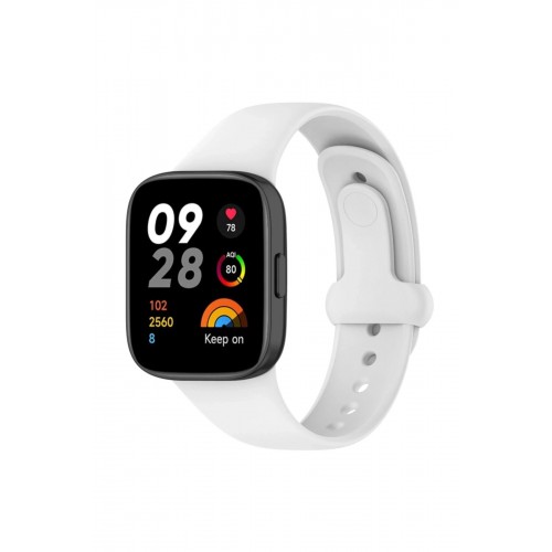Xiaomi Redmi Watch 3 Origin Silikon Kordon - Beyaz-(5796)
