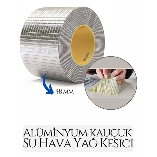 HSNET 48 mm Su Hava Yağ Kesici İzolasyon Bandı 2 Metre