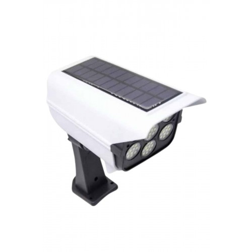 Solar Bahçe Aydınlatması Hareket Sensörlü Uzaktan Kumandalı Kamera Görünümlü