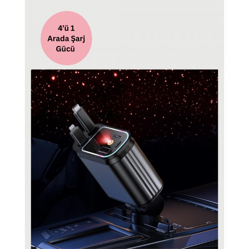 Ford Opel Volvo Skoda Araçlar için 66W Çoklu Hızlı Şarj Cihazı