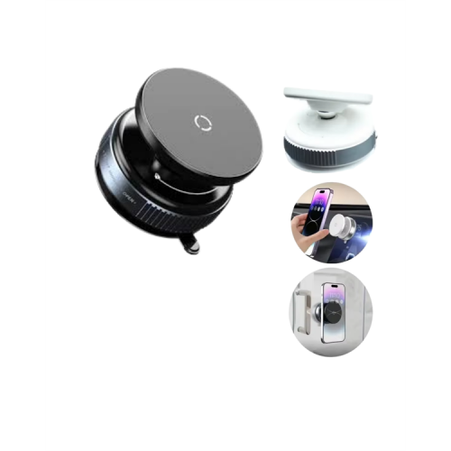 Çok Yönlü Döner Başlıklı Vakumlu Araç Telefon Standı – Sert Yollarda Stabil Kullanım