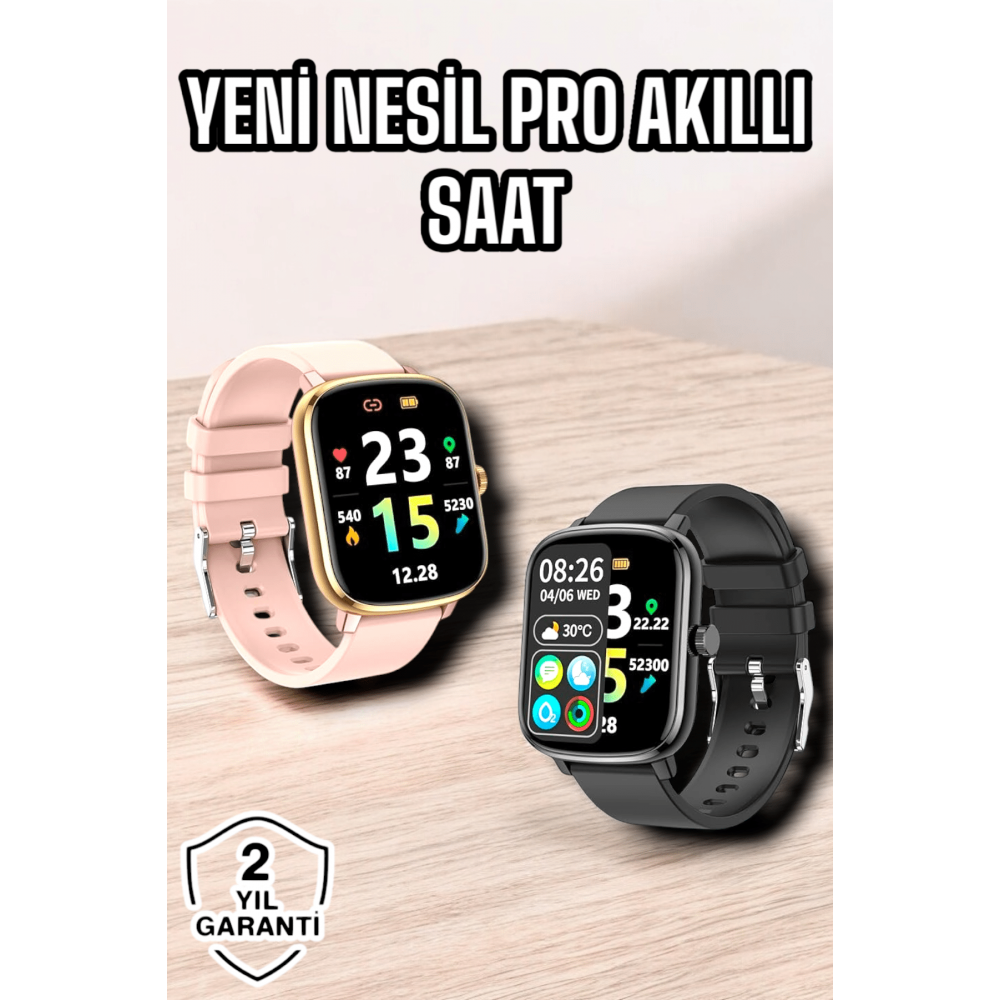 Yeni Nesil Akıllı Saat Arama Bildirimleri Uyku & Kalp Atış Takibi