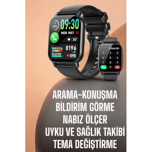 Yeni Nesil Akıllı Saat Arama Bildirimleri Uyku & Kalp Atış Takibi