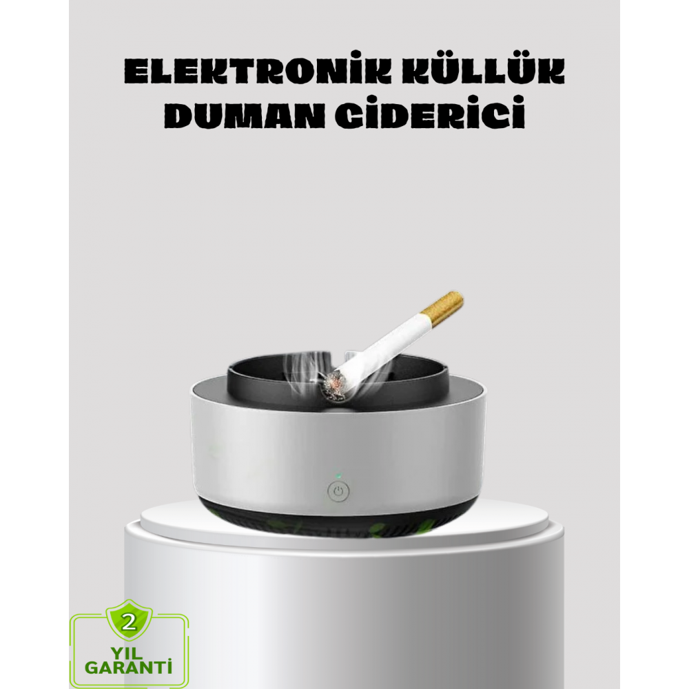 Küllük ve Hava Temizleyici 2’si 1 Arada – Sigara Kokusu Giderici Araba ve Ofis İçin