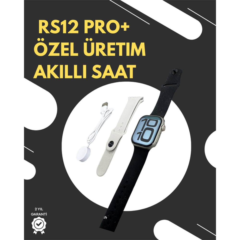 RS12 PRO+ 2025 Serisi Garantili Özel Üretim Akıllı Saat – AMOLED Ekran GPS 2GB Hafıza Sesli Görüşme Uzun Şarj Süresi