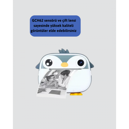 12 Özel Efektli ve Self-Timer Fonksiyonlu Baskı Kamera