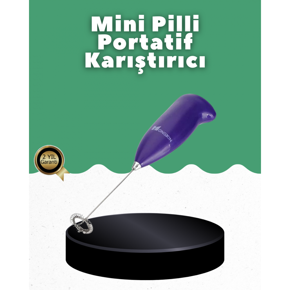 El Tipi Pratik Mikser – Kahve Süt Bebek Maması ve Yumurta Çırpıcı