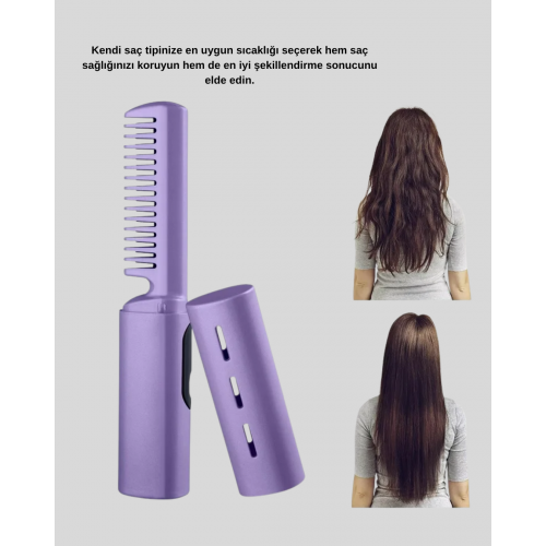 Profesyonel Saç Düzleştirici – Saç Tipine Göre Ayarlanabilir Sıcaklık ve Koruma Profesyonel Saç Düzleştirici – Saç Tipine Göre Ayarlanabilir Sıcaklık ve Koruma