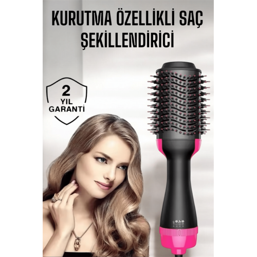 1200 Watt Gücünde Negatif İyon Teknolojili 3 Isı Kademeli Fön Tarağı