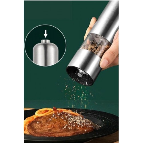 Otomatik Tuz ve Karabiber Öğütücü Baharat Öğütücü Tuz Karabiber Değirmeni