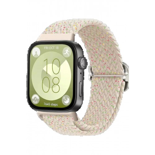 Huawei Fit 4 Star Kordon - Gri-Turuncu-(5796)