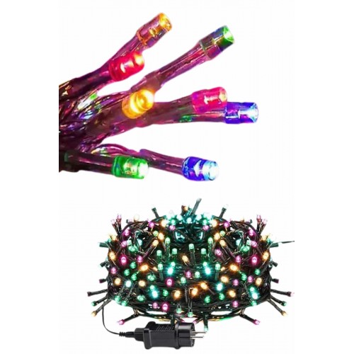 Ledli Fişli Led Dekor Lambası 5M RGB Yılbaşı Ağacı Işığı