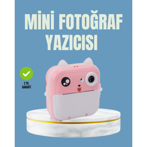 Anında Baskı ve Yüksek Çözünürlüklü Çift Lensli Fotoğraf Makinesi