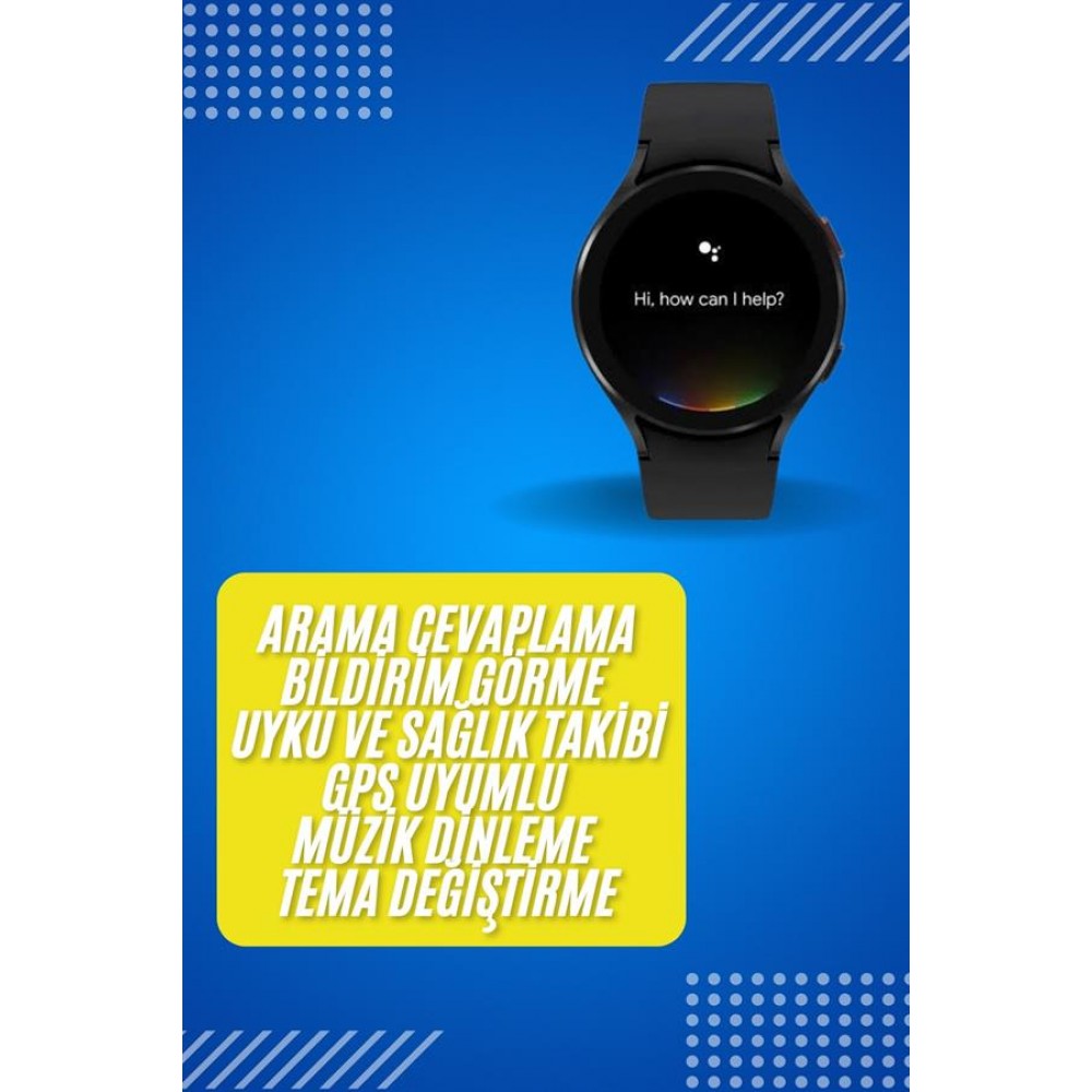 Akıllı Saat Çok Fonksiyonlu Çağrı Cevaplayabilen Bildirim Görme Uzun Pil Ömrü