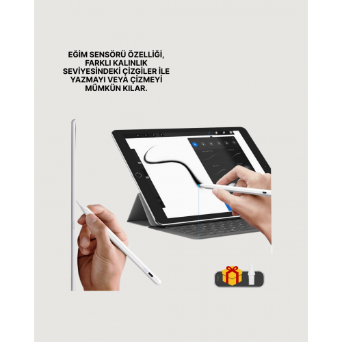 Eğim Sensörlü Dijital Kalem – Yüksek Hassasiyetli 10 mm Uç Uzun Pil Ömrü