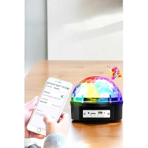 Kompakt Tasarımlı Telefon Kontrollü Disko Topu Işıkları