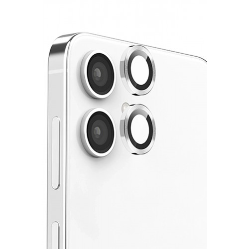 Samsung Galaxy A06 Raze Metal Kamera Lens - Gümüş-(5796)