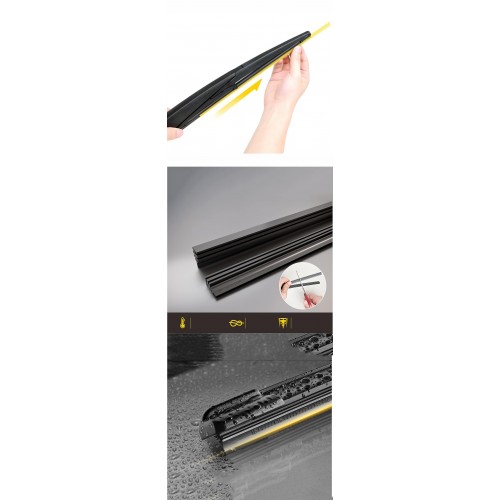 Turk Kesilebilir 70 cm Silecek Lastiği 3 lü set