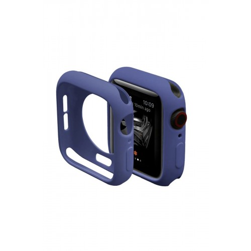 Apple Watch 42mm Silikon Alt Kasa - Mavi-(5796)