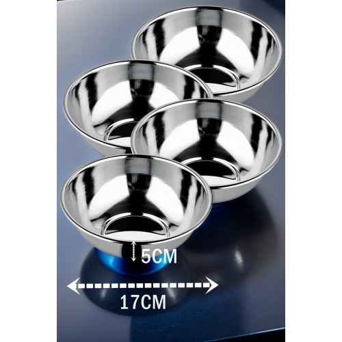 Turk Paslanmaz Çelik Yemek Tası Çorba Kasesi Kamp Piknik Tabağı 6 ADET Turk Paslanmaz Çelik Yemek Tası Çorba Kasesi Kamp Piknik Tabağı 6 ADET