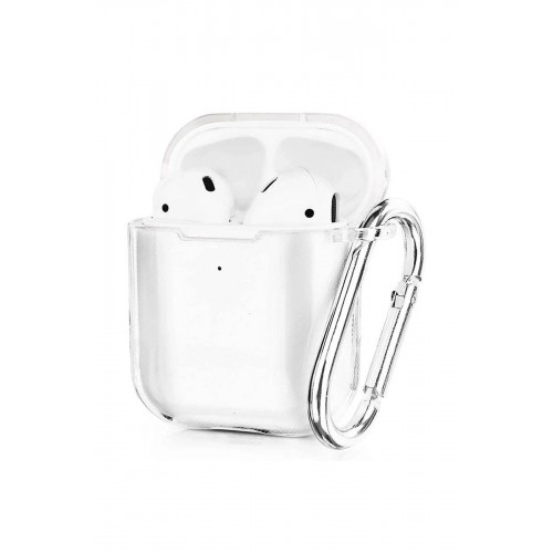 Airpods 2 (2.nesil) Hang Kılıf - Şeffaf-(5796)