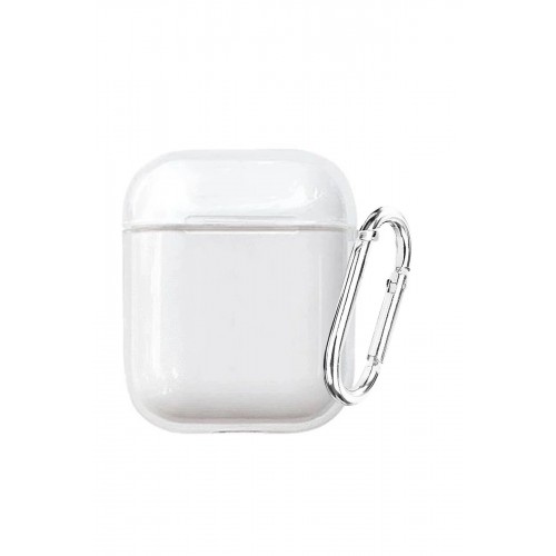Airpods 2 (2.nesil) Hang Kılıf - Şeffaf-(5796)
