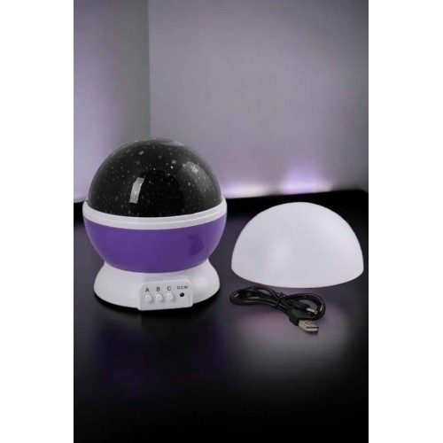 Yıldızlı Gökyüzü Projeksiyon Gece Lambası Hareketli Işık Şovu Yıldızlı Gökyüzü Projeksiyon Gece Lambası Hareketli Işık Şovu