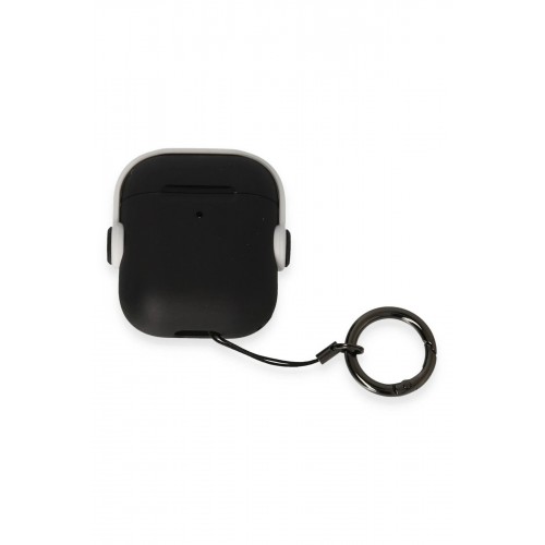 Airpods 2 (2.nesil) Cool Kılıf - Siyah-Beyaz-(5796)
