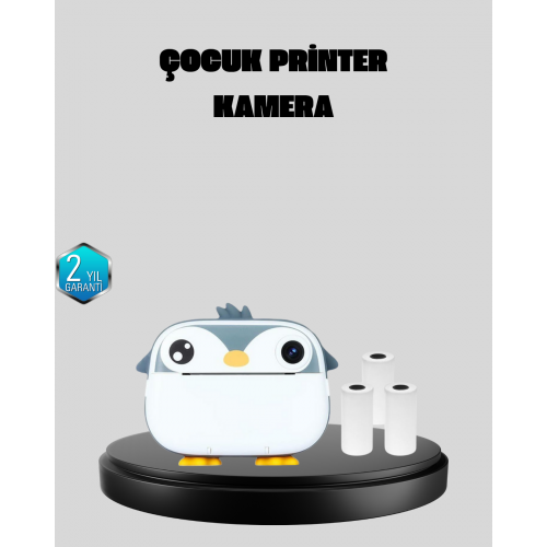 Mini Çocuk Kamera Anında Baskı Özellikli HD Video Termal Yazıcılı