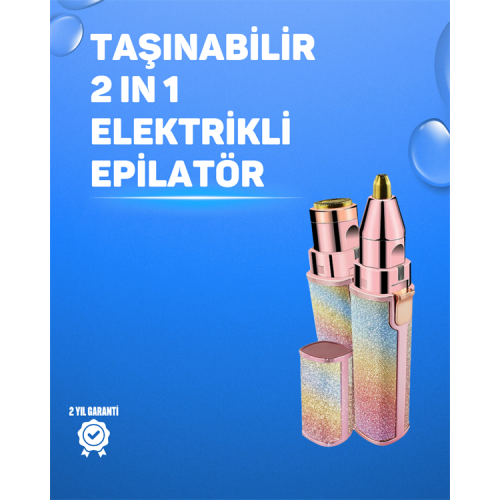 Kaş ve Yüz Epilation Aleti – Kolay Kullanımlı Portatif Shaver USB Şarjlı
