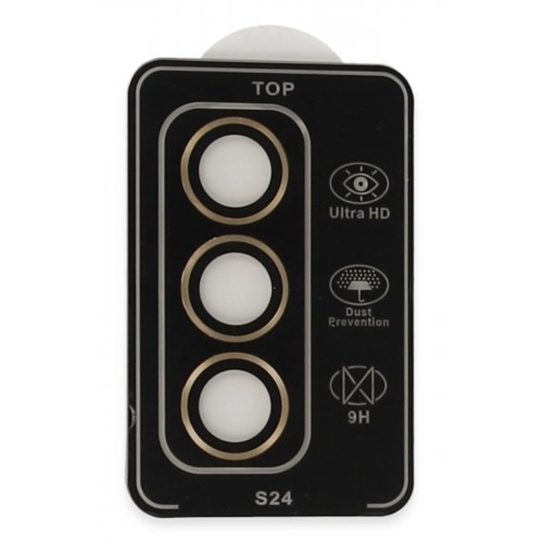 Samsung Galaxy S24 PVD Metal Kamera Lens - Gold-(5796)