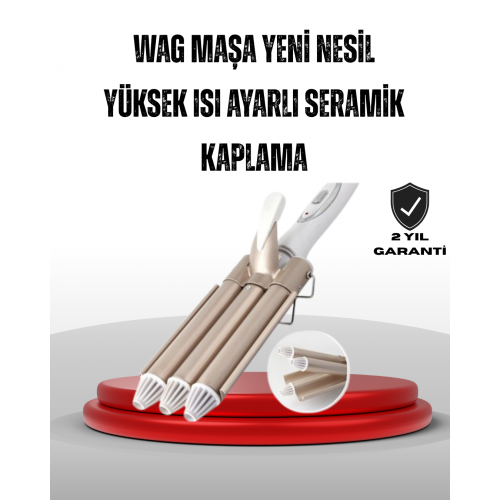 Ayarlanabilir Isı Ayarıyla Profesyonel Bukle Maşası – Hızlı ve Nazik Şekillendirme