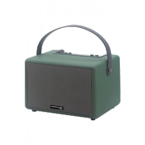 F31 50W Sürücülü 2 Adet Mikrofonlu BT 5.2 Kablosuz Hoparlör - Yeşil-(5796)