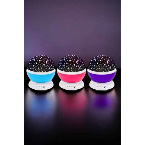 Mavi ve Mor Işıklı Star Master Projeksiyon Lambası Mavi ve Mor Işıklı Star Master Projeksiyon Lambası