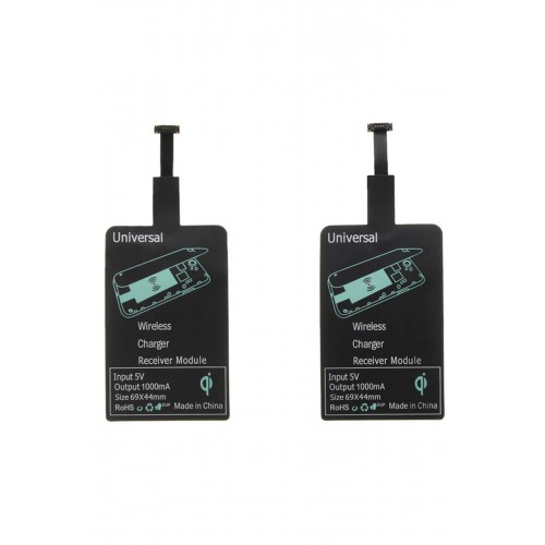 Q Pad Kablosuz Şarj - Siyah-(5796)