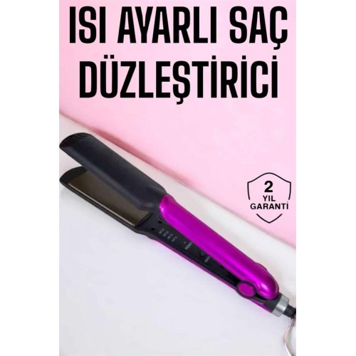 Saç Düzleştirici Isı Ayarlı Seramik Kaplama Döner Kablo Yıpranma Karşıtı Saç Düzleştirici Isı Ayarlı Seramik Kaplama Döner Kablo Yıpranma Karşıtı