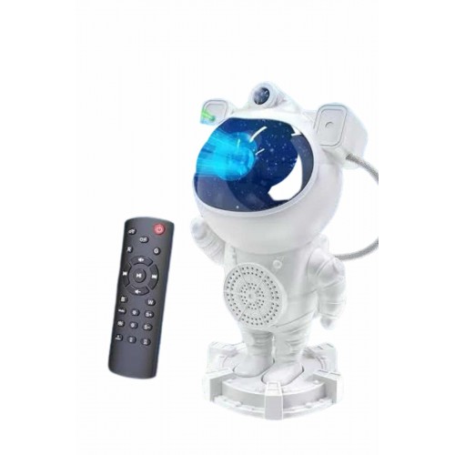 Gece Lambası Astronot Bluetooth Hoparlörlü Galaksi Işık Projektörü Gece Lambası Astronot Bluetooth Hoparlörlü Galaksi Işık Projektörü