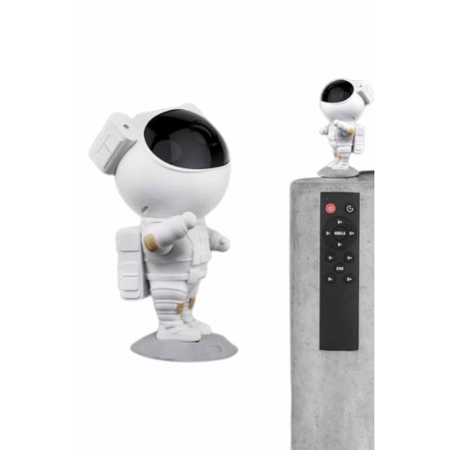 Gece Lambası Astronot Bluetooth Hoparlörlü Galaksi Işık Projektörü Gece Lambası Astronot Bluetooth Hoparlörlü Galaksi Işık Projektörü