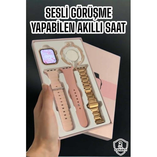 Akıllı Saat Bluetooth Bağlantılı Aksesuar Hediyeli GPS Takibi