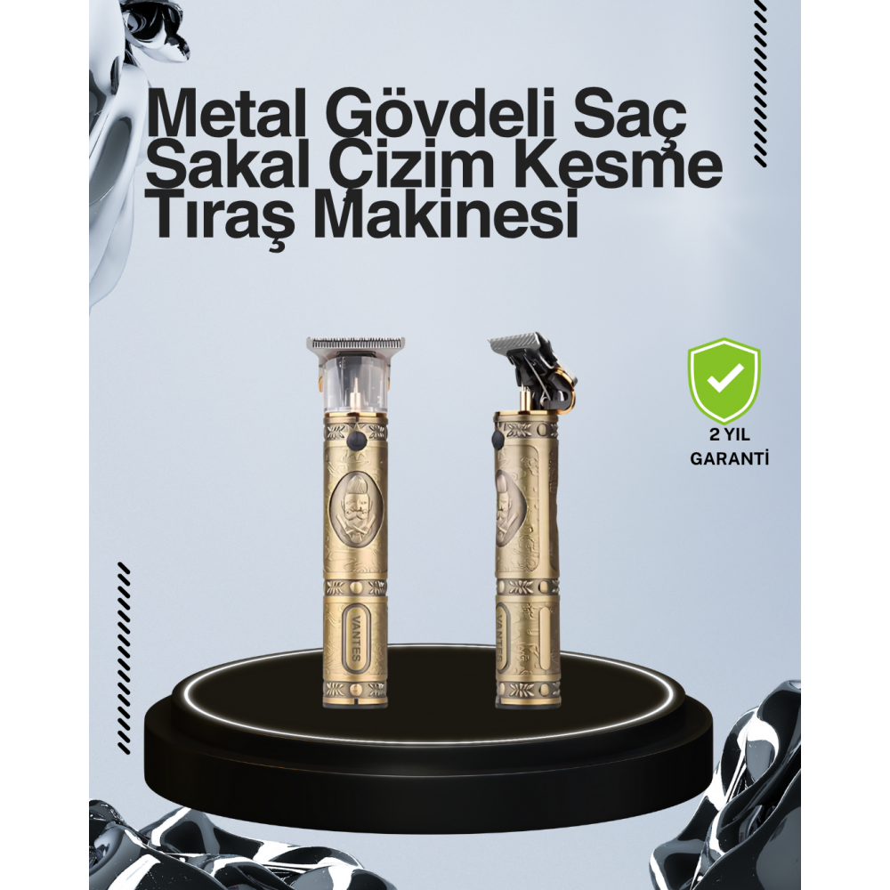Kompakt Tasarımlı Uzun Pil Ömürlü Saç Sakal Kesme Makinesi